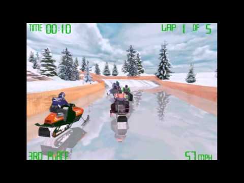 Snowmobile Championship 2000 PC 1999 Gameplay