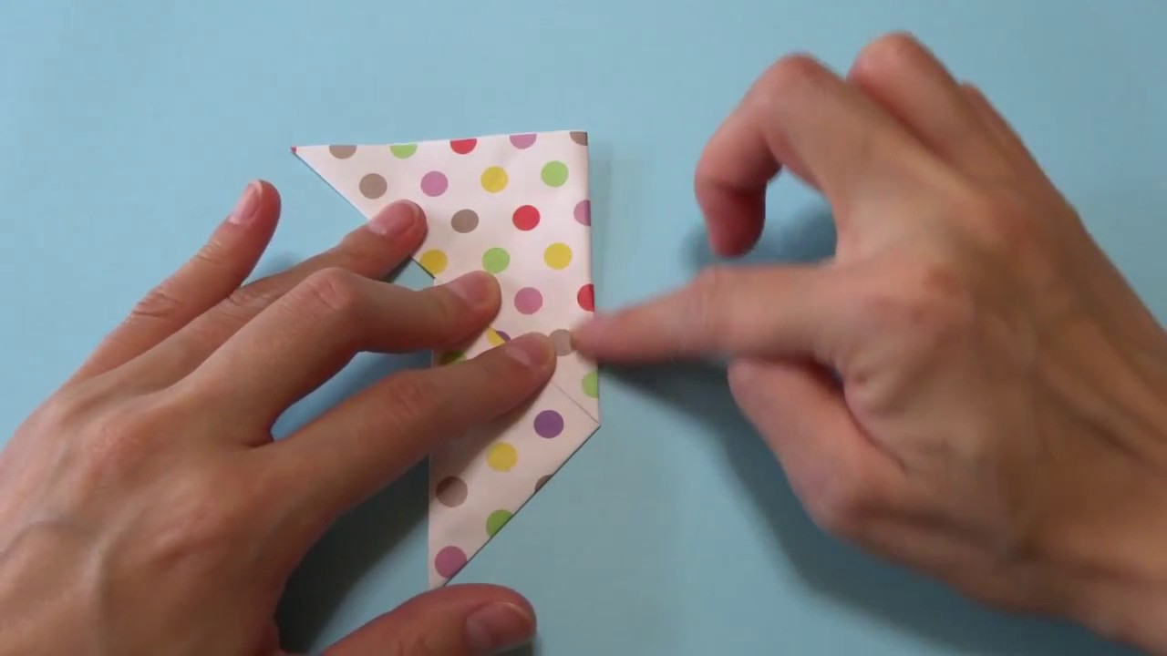 Origami Card Stand 折り紙 カードスタンド 折り方 Youtube