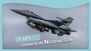 Belgische F-16’s trainen tussen de Noorse Fjorden