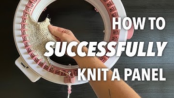 How to Knit a Panel on the Sentro Circular Knitting Machine (+ tips!) | Sentro School