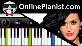 Katy Perry - Unconditionally Piano Tutorial (Easy Version)
