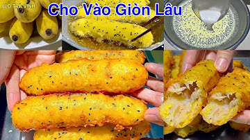 Tìm Được Công Thức Bánh Chuối Chiên Giòn Rụm Căng Phình, 100% Thành Công- Fried banana cake