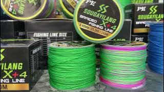 Sougayilang Fishing Line 4 X Strands Braided Fishing Line Multifilament Line Carp Braided Line