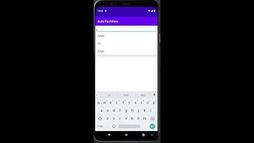 [안드로이드]자동완성 텍스트뷰(TextView) 쉽게 만드는 방법