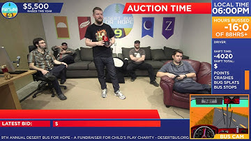 DB9 - Graham explains the banners on the back wall