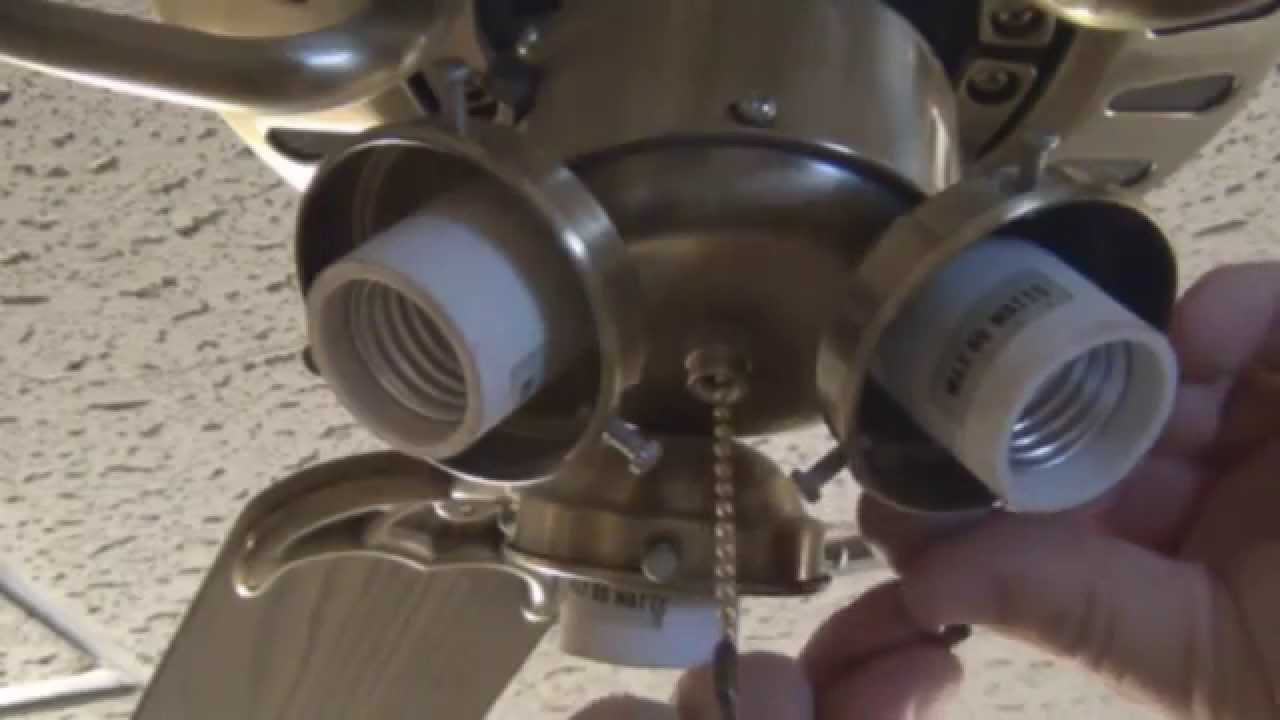 How To Replace A Ceiling Fan Pull Chain, How To Replace A Broken Pull Chain On Ceiling Fan