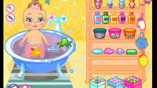 Disney Frozen Elsa | Disney Frozen Elsa y Baby Bathing Game for little kids to play online screenshot 2