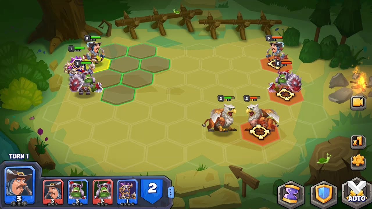 Tactical Monsters (by Camex Cames) - strategy game for android and iOS - gameplay.