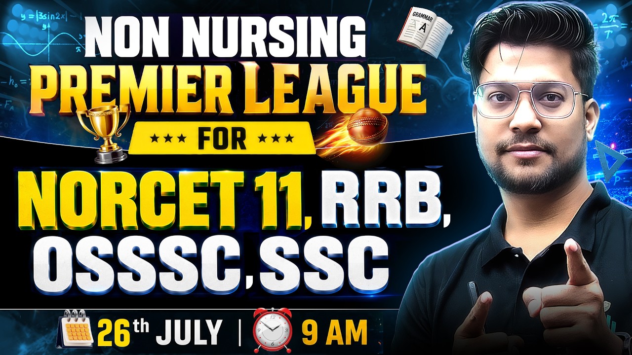 Non Nursing Premier League Marathon | NORCET 11 | OSSSC | SSC | RRB Pradeep Sir