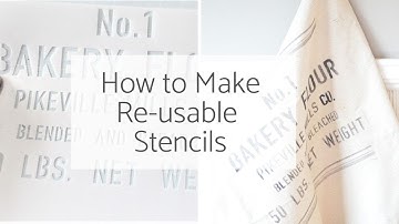 How to Create Reusable Stencils with Cricut Maker
