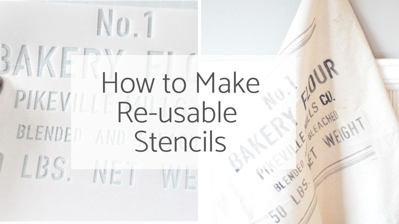 How to Make a Reusable Stencil with Cricut - Jennifer Maker