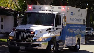 UCLA Health Mobile Stroke Unit 1 Responding