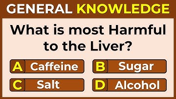 How Smart Are You? | Take This 30-Question Quiz To Find Out | General Knowledge | Trivia Quiz 234