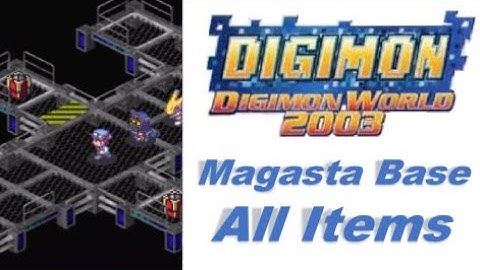 Digimon World 3 - Magasta Base All Items Guide