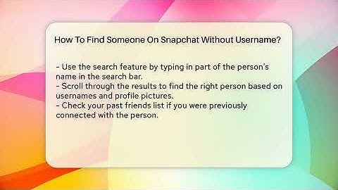 How To Find Someone On Snapchat Without Username? - Everyday-Networking