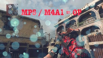 MP5 AND M4A1 IS THE BEST CLASS SET UP IN WARZONE!!!