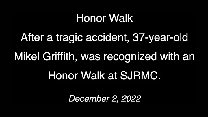 Honor Walk for Mikel Griffith