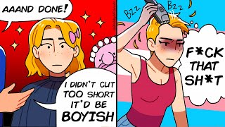 F THAT give me MAN HAIR😡| Trans Memes