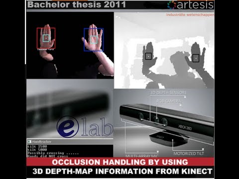 Bachelor's Thesis - Occlusion handling by using 3D depth-map information from Kinect