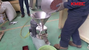 Video of making cocoa butter - Peanut Butter Machine