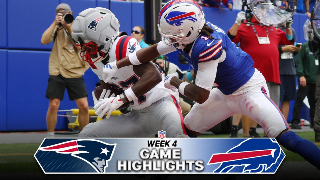 [NFL] New England Patriots vs. Buffalo Bills Game Highlights | NFL 2026 Season Week 4