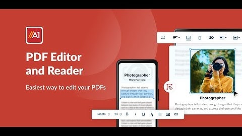 How to edit PDF? - PDF Reader and PDF Editor on your Android