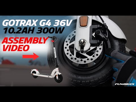 Gotrax G4 36v 10.2AH 300w Assembly Video 