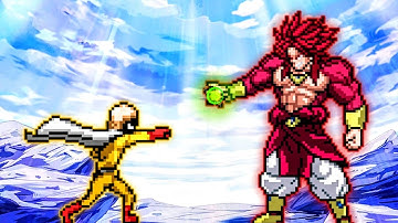 Manga Saitama OP (New) VS Limit Break Broly SSJ4 OP in Jump Force Mugen