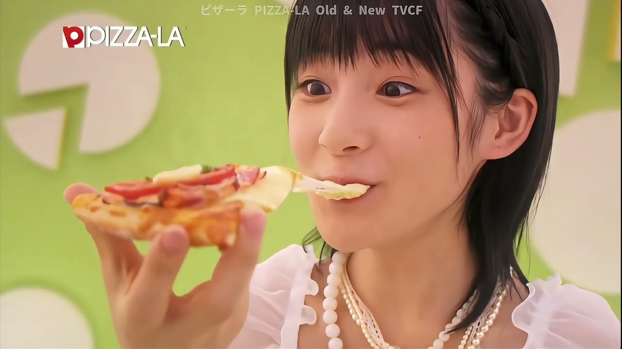 Japanese Ads] PIZZA-LA, Japanese delivery pizza 「PIZZA-LA
