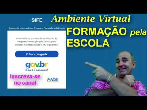 Ambiente Virtual do Curso Formação pela Escola - SIFE AVA