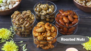 4 Tasty & Easy Roasted Nuts Recipe Video