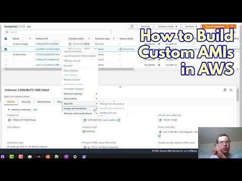 Build a custom AMI from EC2 instances in AWS