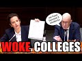 Conservative mp lantsman destroys woke college president