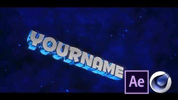 NEW FREE INTRO 3DTemplate #145 | Cinema 4D & After Effects + Tutorial NOW TO EDIT