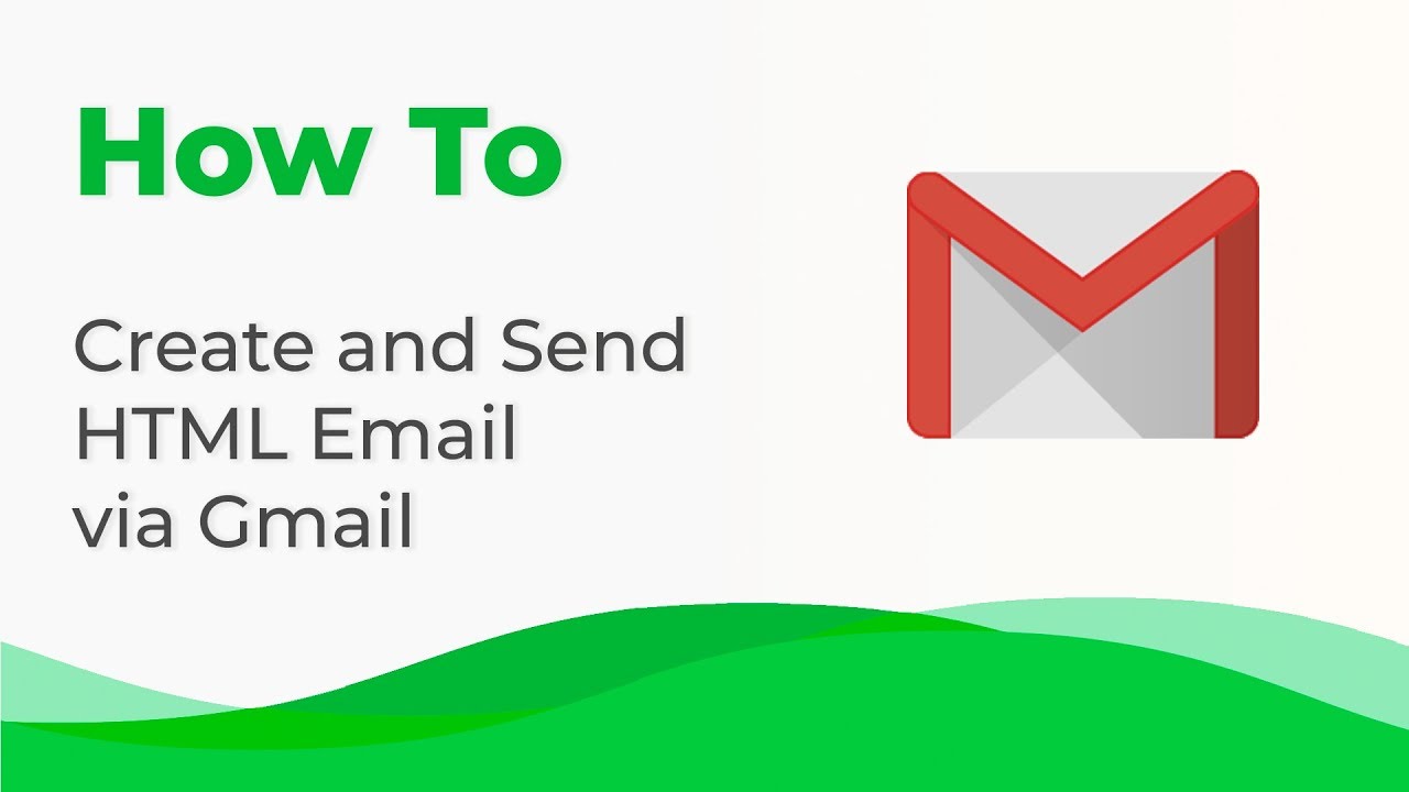 How To Create And Send HTML Email Via Gmail With Stripo YouTube