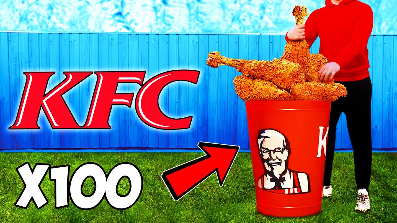 Giant KFC Bucket How to Make The World’s Largest DIY KFC Drumstick
