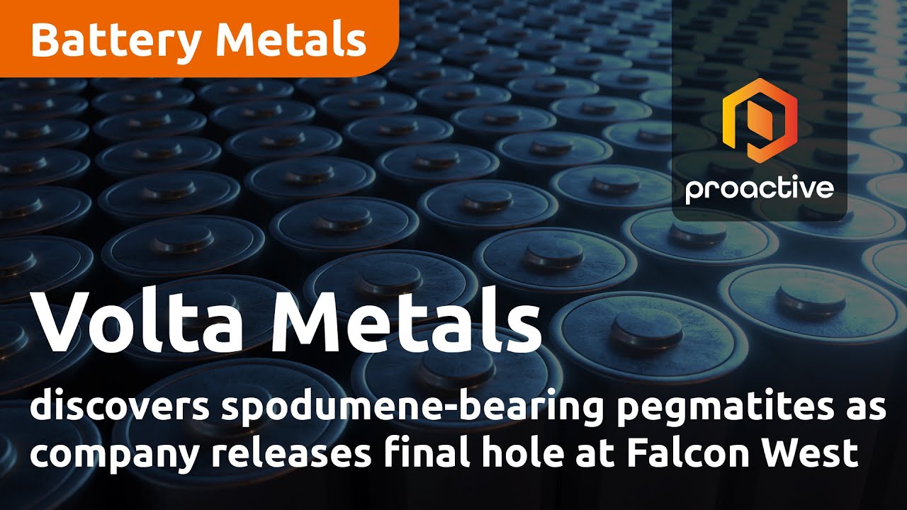 Volta Metals discovers spodumene-bearing pegmatites as company releases final hole at Falcon West