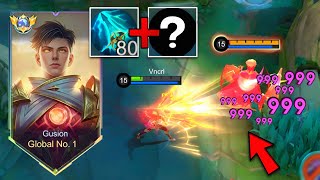 GUSION HIGHEST DAMAGE BUILD!🔥 TOTALLY ONE SHOT EVERY ENEMY! ( gusion best build 2025 )