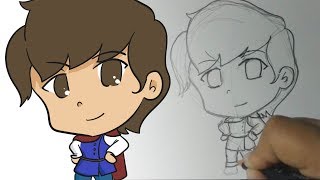 Cómo Dibujar Al Principe Chibi