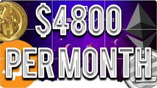 Bitcoin Prices Are Back Up - How I Make $4,800 Per Month - Residual Income!!! 160/2740$