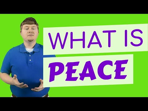 Video: Hvad betyder udtrykket peace out?