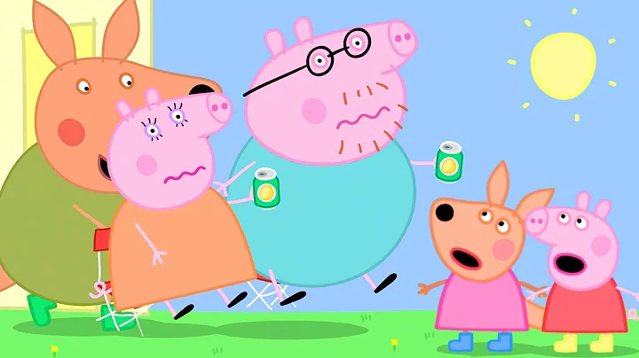 Kylie Kangaroo Visits Peppa Pig  Peppa Pig Australia Special | Family Kids Cartoon