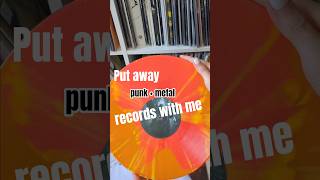 Put away records with me 🔥🤘🏻 mostly punk and metal