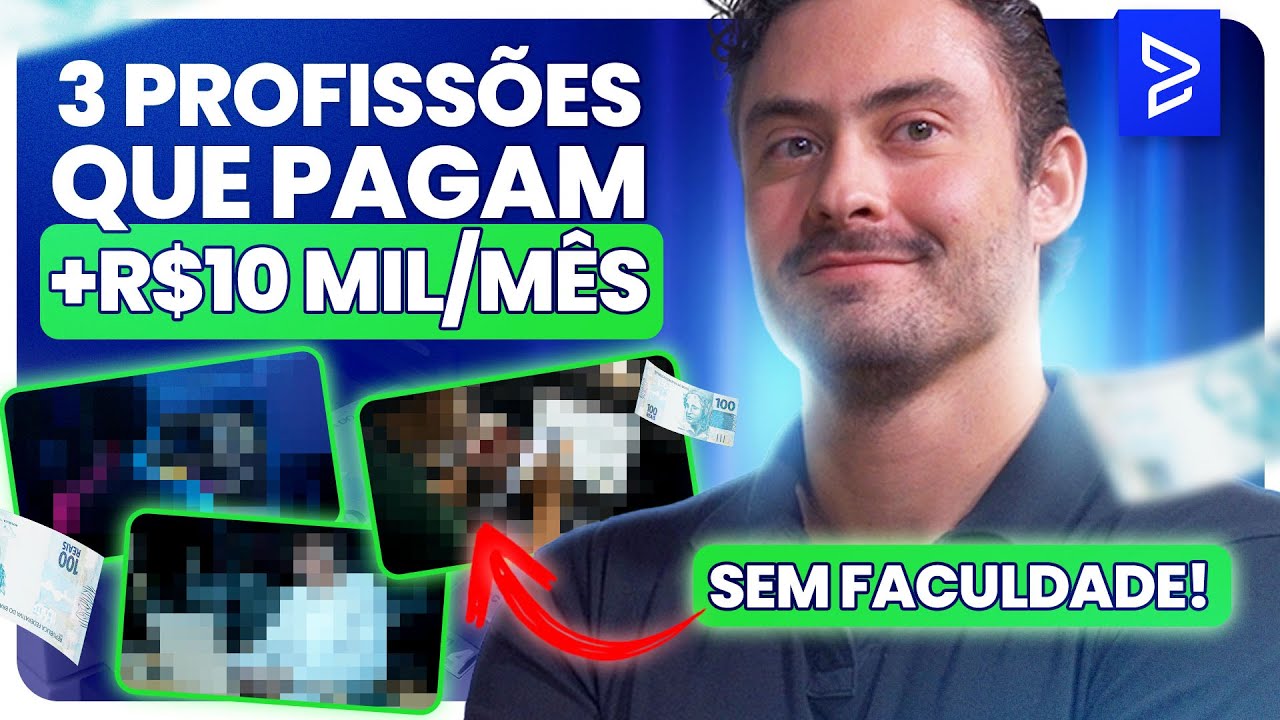 TOP 3 Profissões REAIS Para Ganhar +R$10 MIL Por Mês Em 2025 | Comece ...