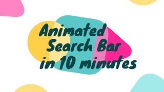 Animated Search bar by html5 and CSS | new search bar by html | Code Banaras screenshot 2