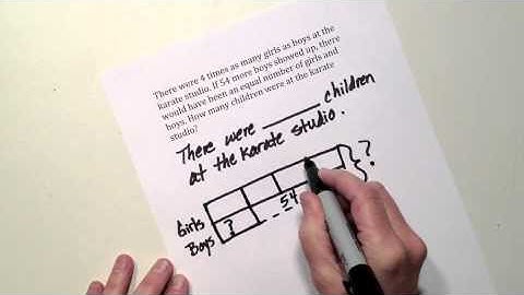 Bar Model (Comparison)