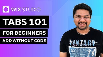 Tabs in Wix Studio | Wix Studio Tutorial