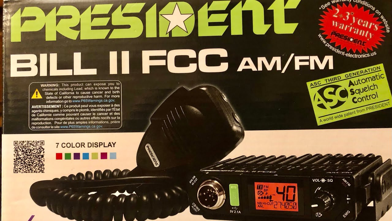 President Bill 2 CB Radio Review, Service Menu, Power & Modification 