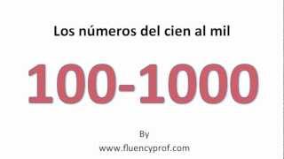 Http://www.fluencyprof.com - learn the spanish numbers from 100 to
1000 while practicing your pronunciation.#fluencyprof #spanishgrammar
#spanishlessons