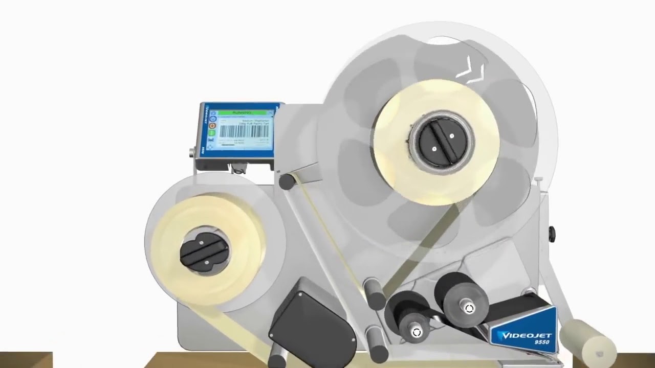 Σύστημα print & apply Videojet 9550 YouTube